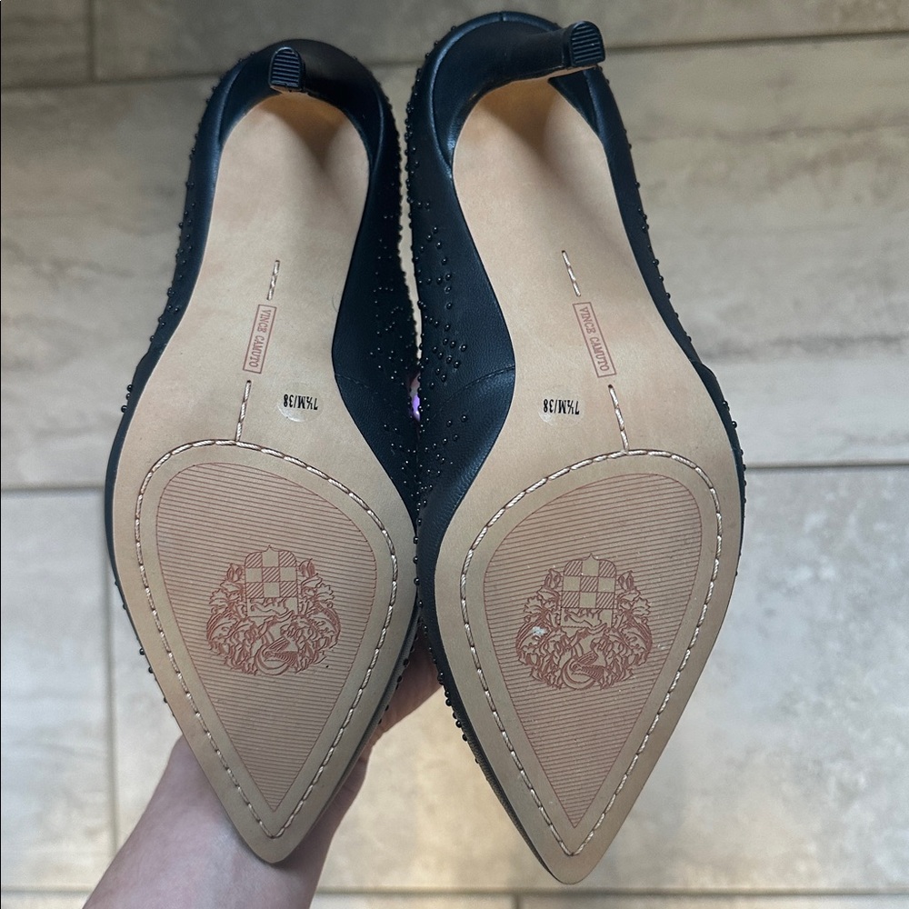 Vince Camuto Black Ankle Booties - Picture 5 of 6